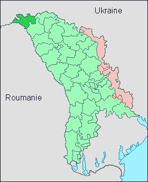 carte du raïon Briceni