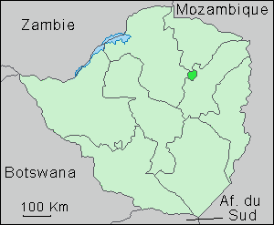 Emplacement de Harare