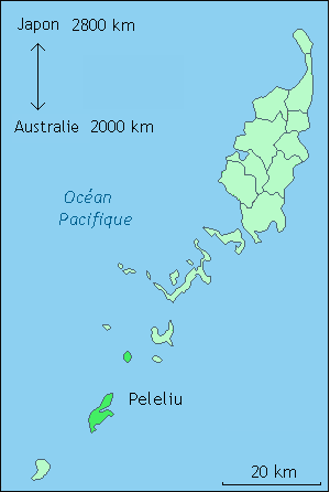 carte de Peleliu