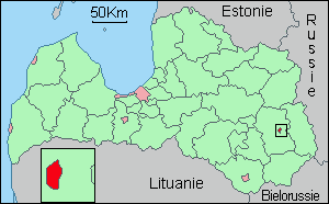 Carte de Rēzekne
