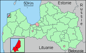 Carte de Ventspils