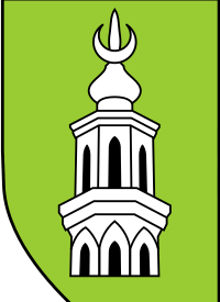 Détail de la mosquée sur l'insigne